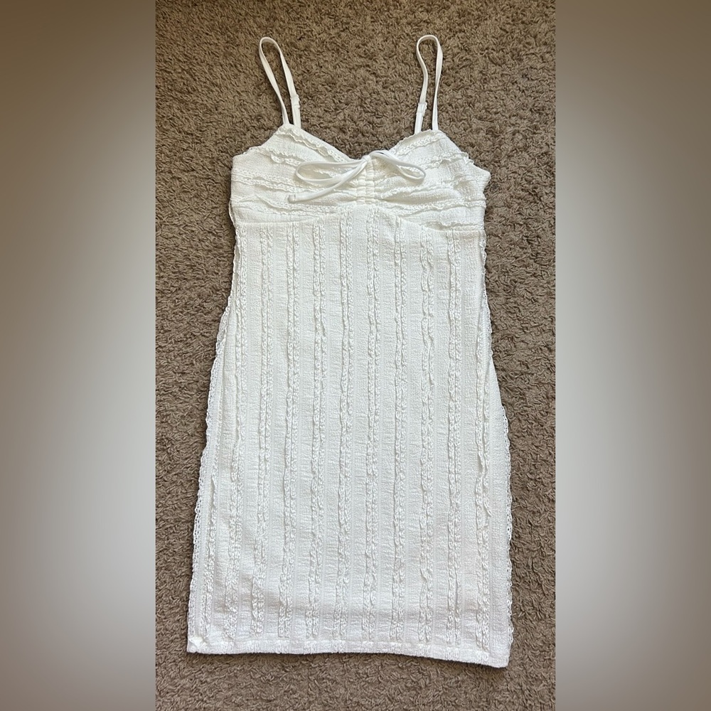 Almost Famous White Lace Dress